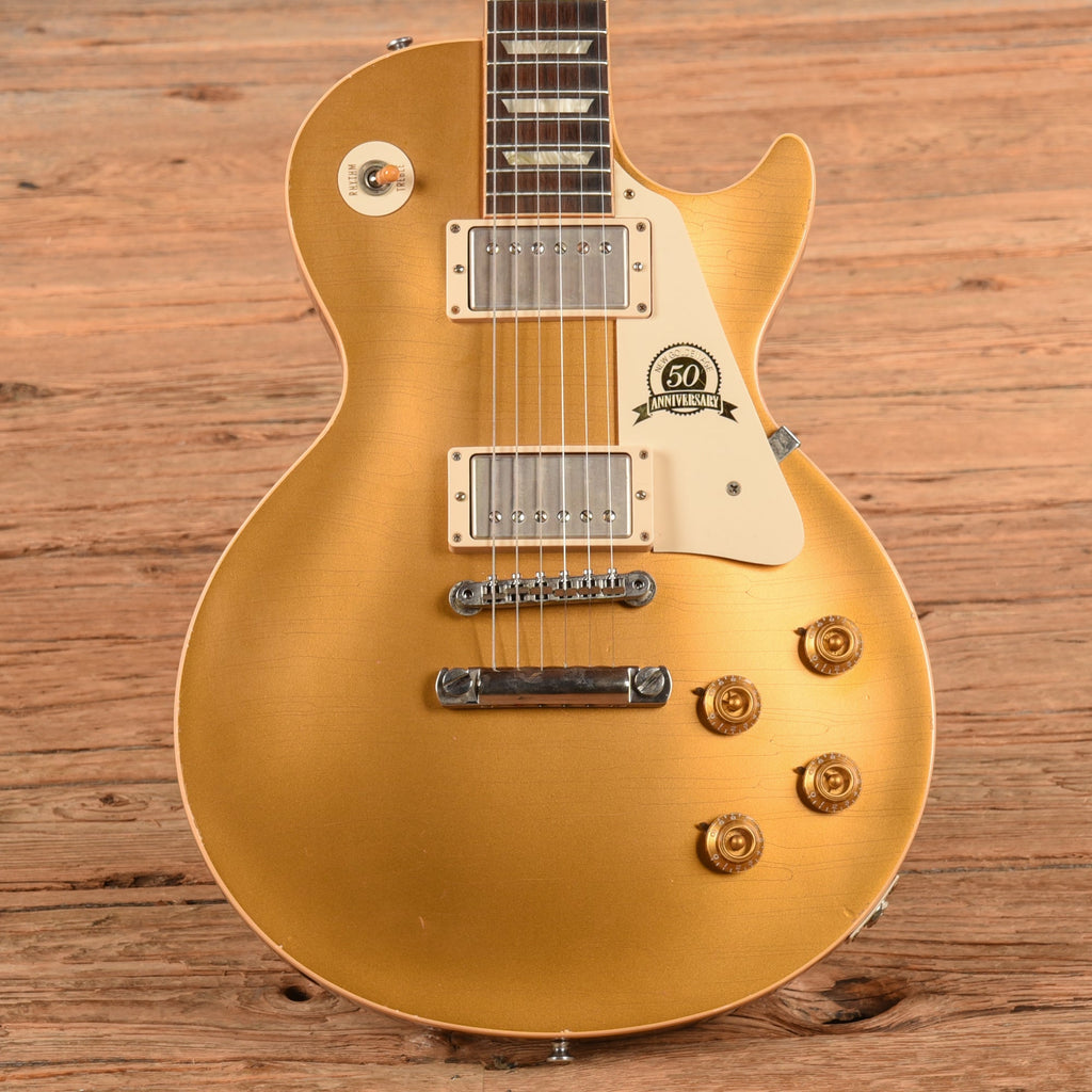 Gibson Les Paul '58 Murphy aged 50th Anniversary Goldtop - Dave Amato of REO Speedwagon - MusicMarket