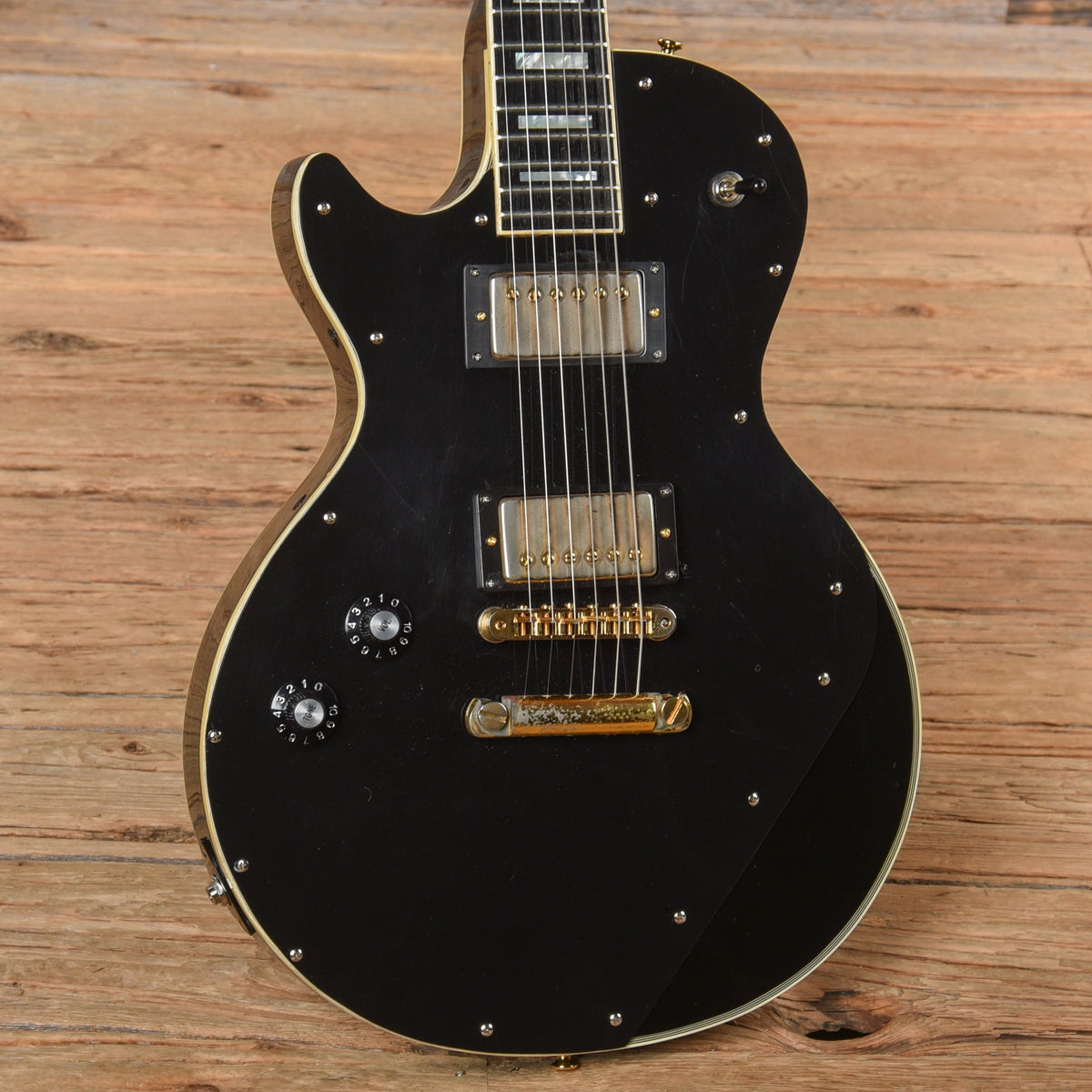 Gibson Les Paul Anniversary Lefty Ebony 1974 LEFTY - View 2 | MusicMarket