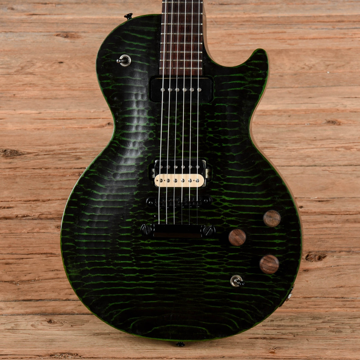 Gibson Les Paul BFG Gator Green 2011 - View 2 | MusicMarket