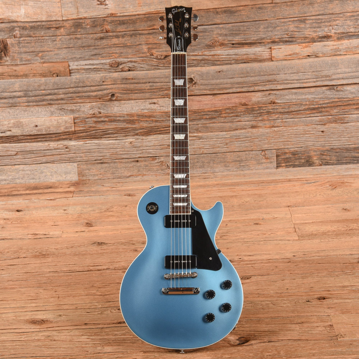 Gibson Les Paul Classic Pelham Blue 2018 - View 4 | MusicMarket