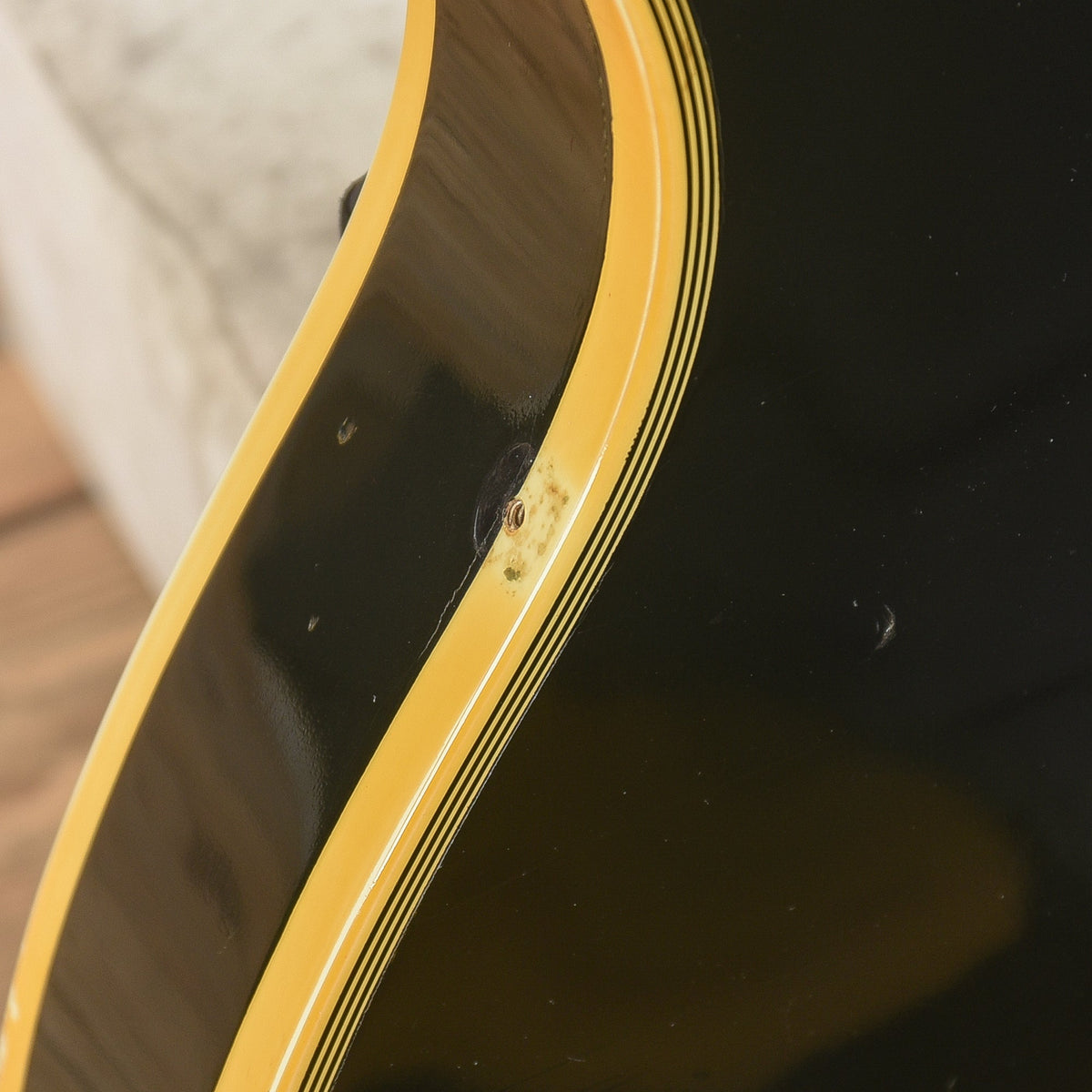 Gibson Les Paul Custom Black 1981 LEFTY - View 10 | MusicMarket