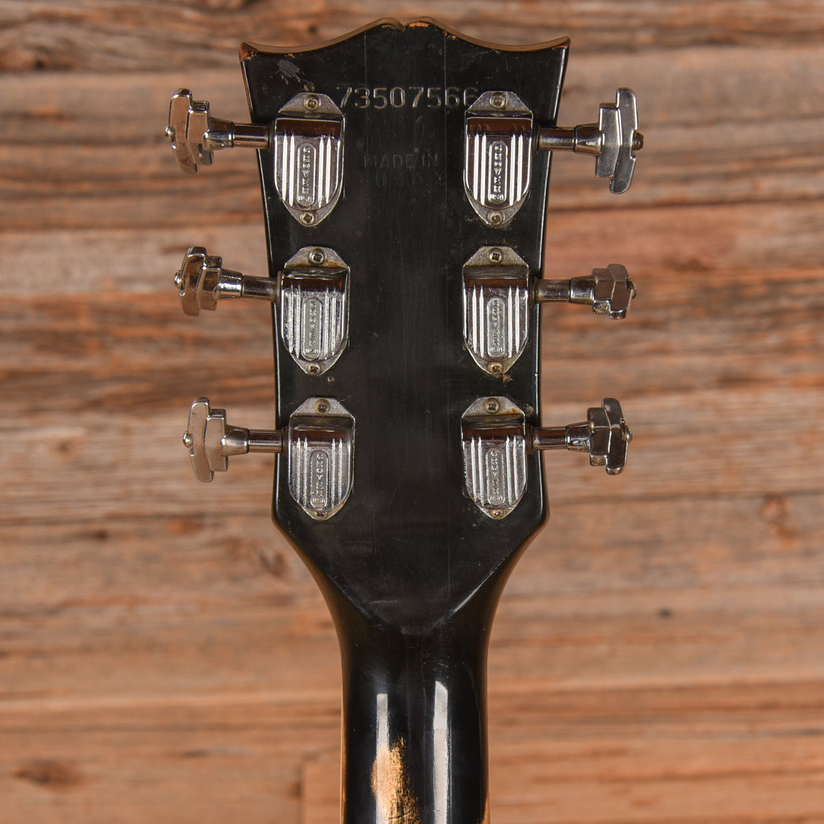 Gibson Les Paul Deluxe Black 1977 - View 7 | MusicMarket