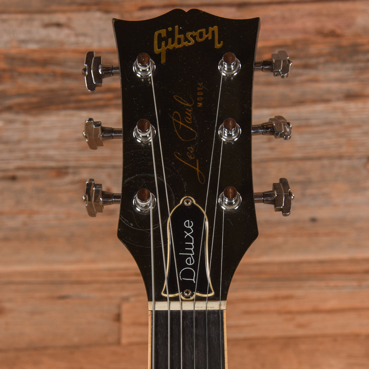 Gibson Les Paul Deluxe Black 1977 - View 6 | MusicMarket