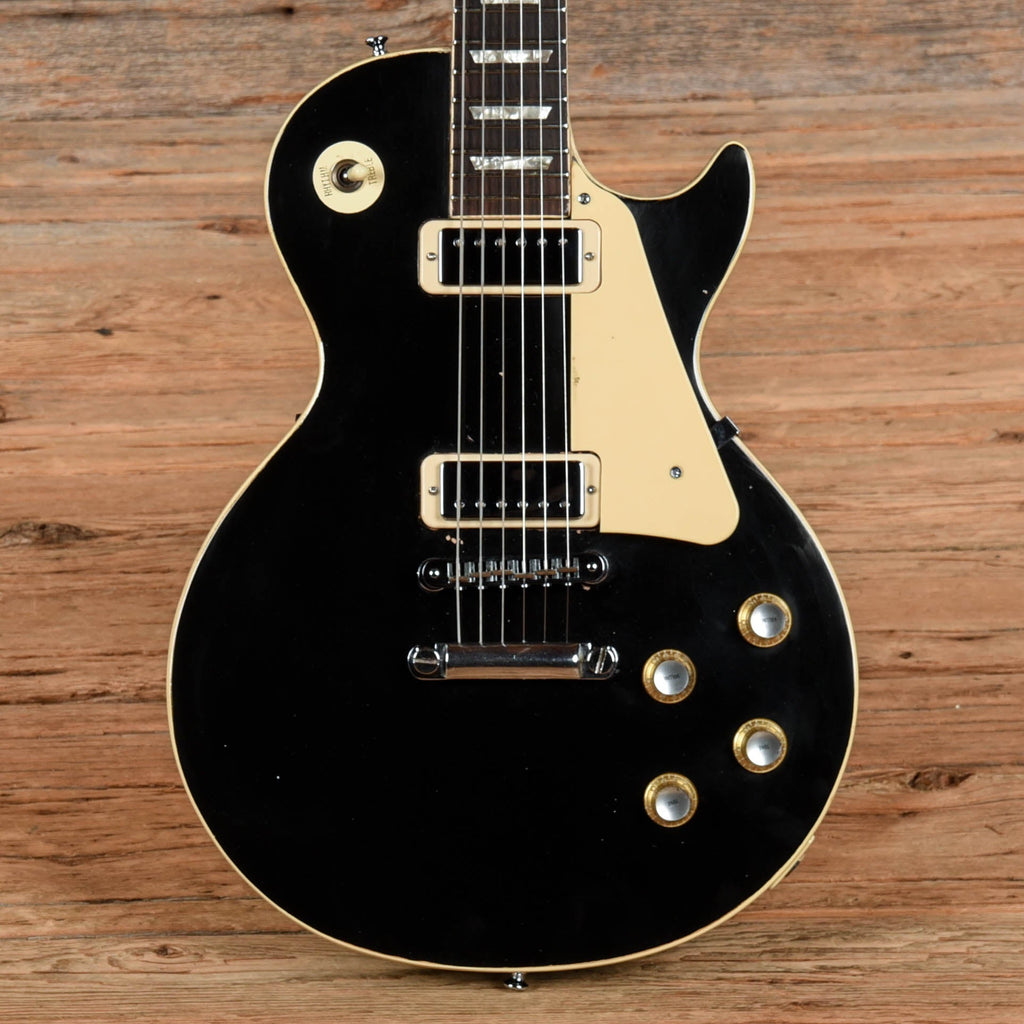 Gibson Les Paul Deluxe Black Refin 1970s - MusicMarket