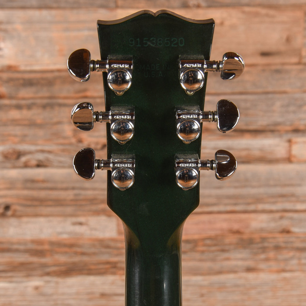 Gibson Les Paul Double Cut Standard Green Jalapeno 1998 - View 7 | MusicMarket