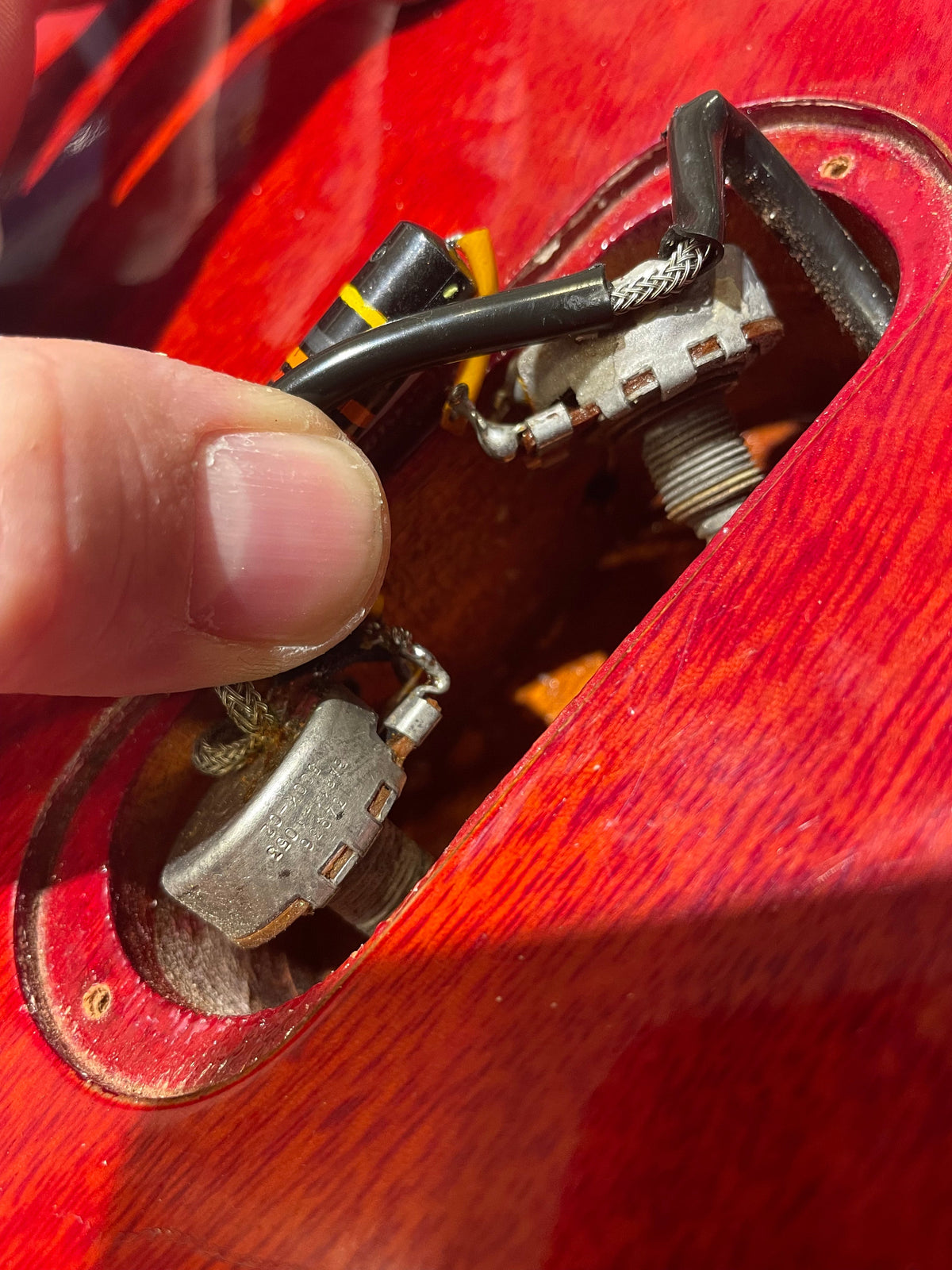 Gibson Les Paul Junior 3/4 Cherry 1961 - Dave Amato of REO Speedwagon - View 11 | MusicMarket