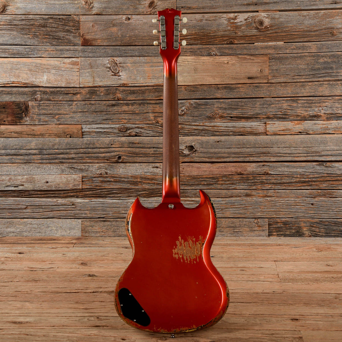 Gibson Les Paul SG Junior Candy Apple Red 1961 - View 5 | MusicMarket