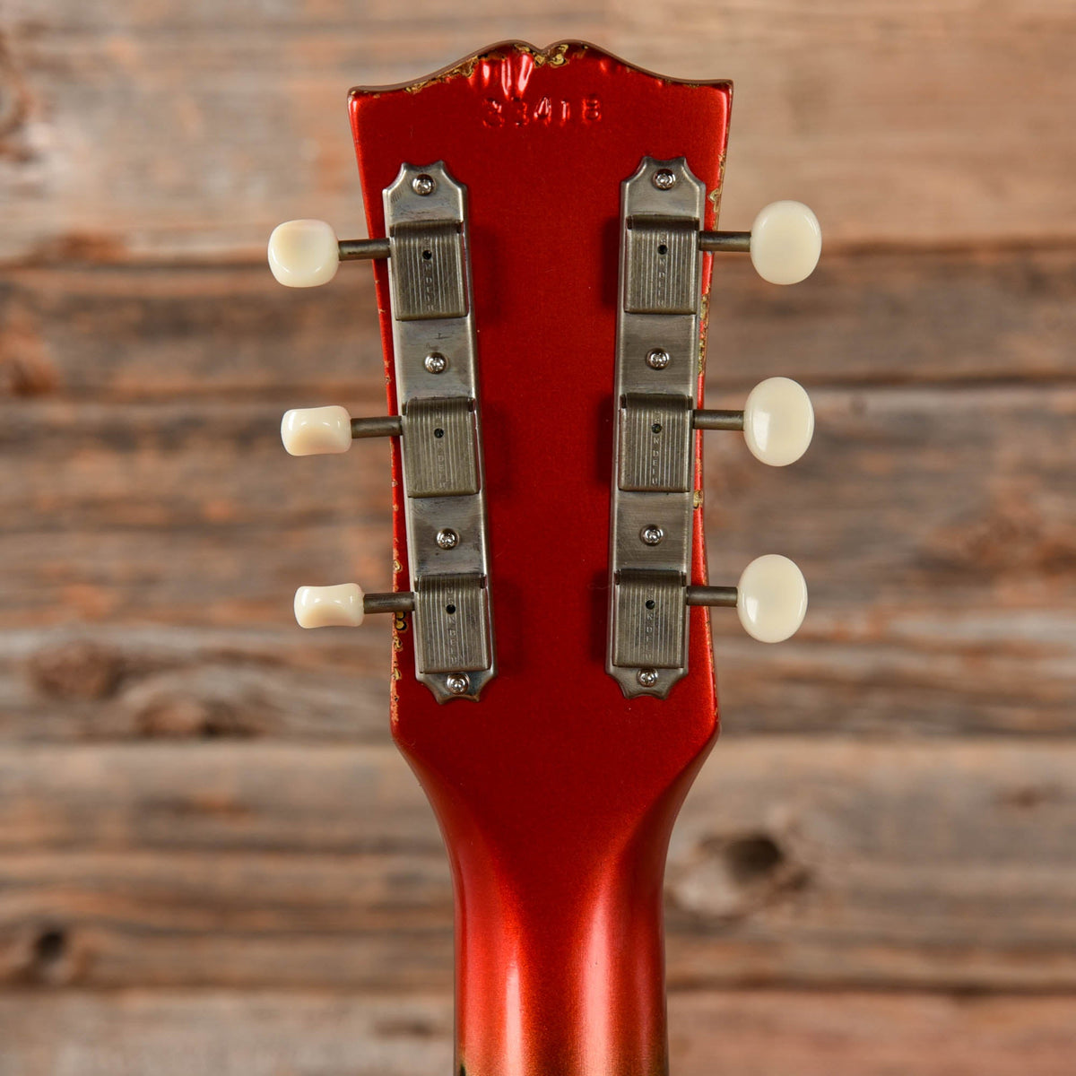Gibson Les Paul SG Junior Candy Apple Red 1961 - View 7 | MusicMarket