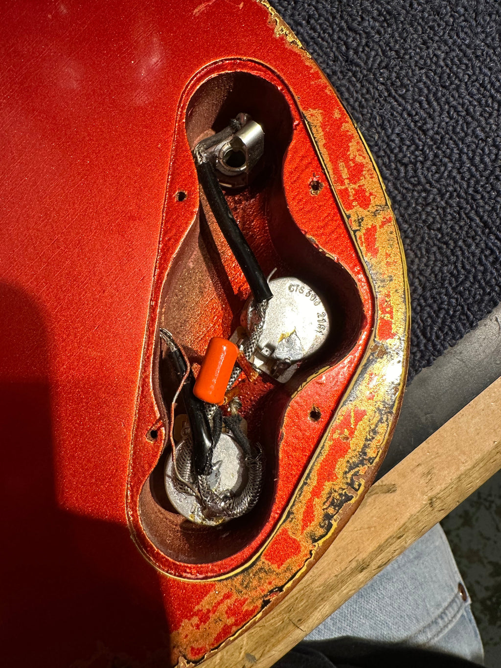 Gibson Les Paul SG Junior Candy Apple Red 1961 - View 12 | MusicMarket