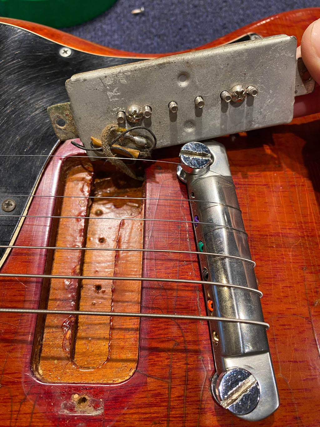Gibson Les Paul (SG) Junior Cherry 1961 - View 12 | MusicMarket