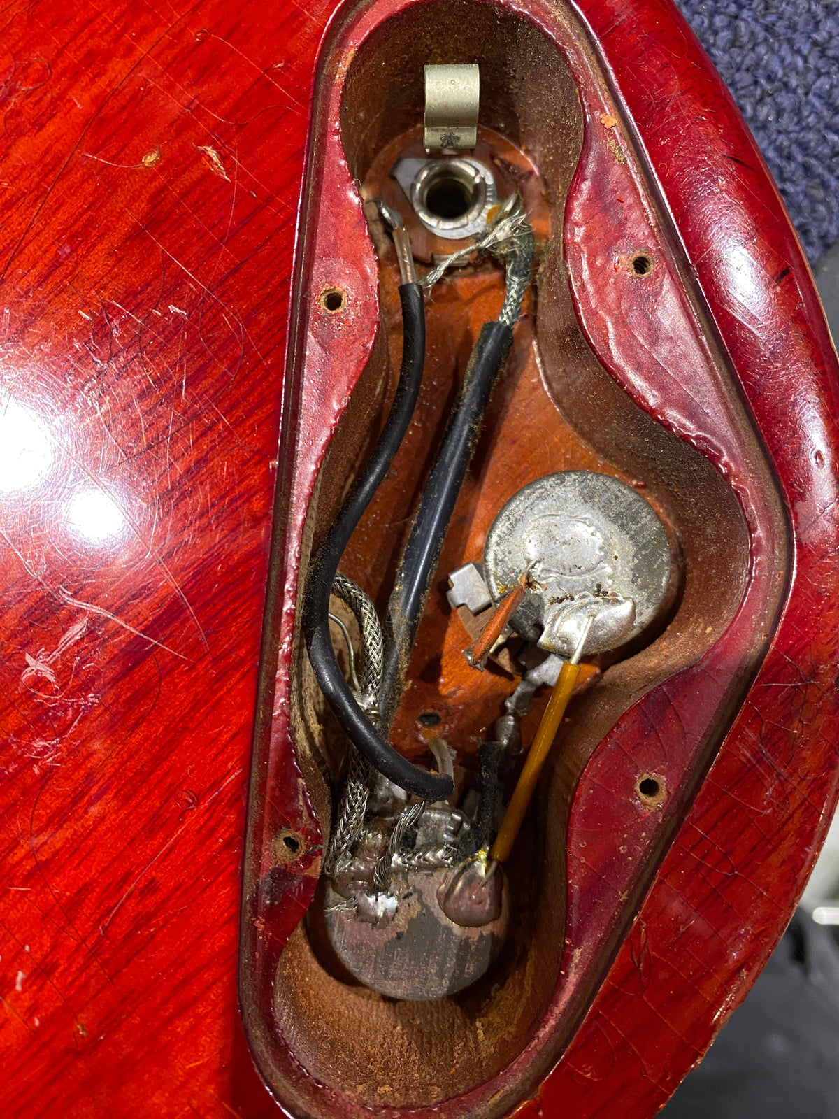 Gibson Les Paul (SG) Junior Cherry 1961 - View 13 | MusicMarket