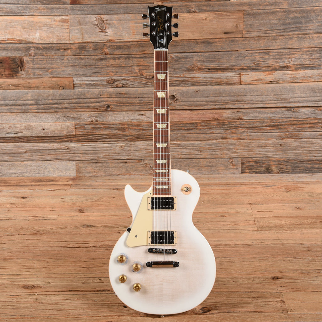 Gibson Les Paul Signature Alpine White Burst 2012 LEFTY - View 4 | MusicMarket