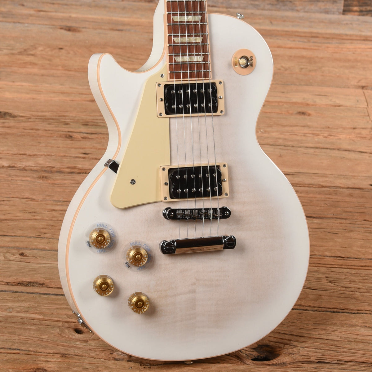 Gibson Les Paul Signature Alpine White Burst 2012 LEFTY - View 2 | MusicMarket