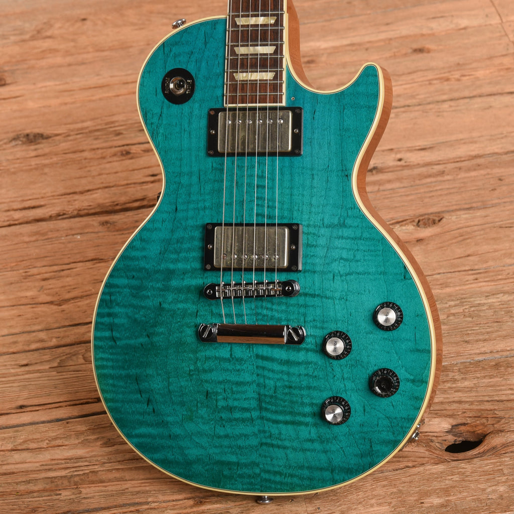 Gibson Les Paul Signature Caribbean Blue 2014 - View 2 | MusicMarket