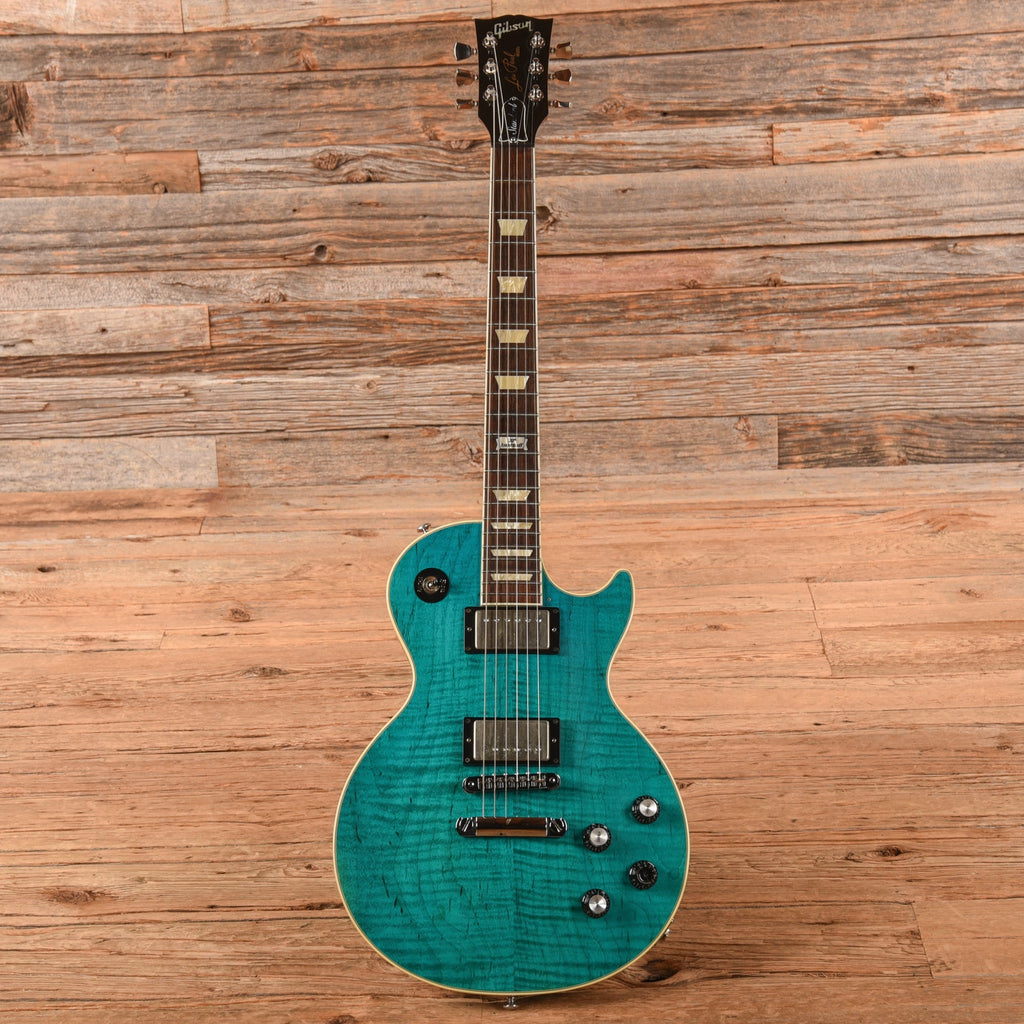 Gibson Les Paul Signature Caribbean Blue 2014 - View 4 | MusicMarket