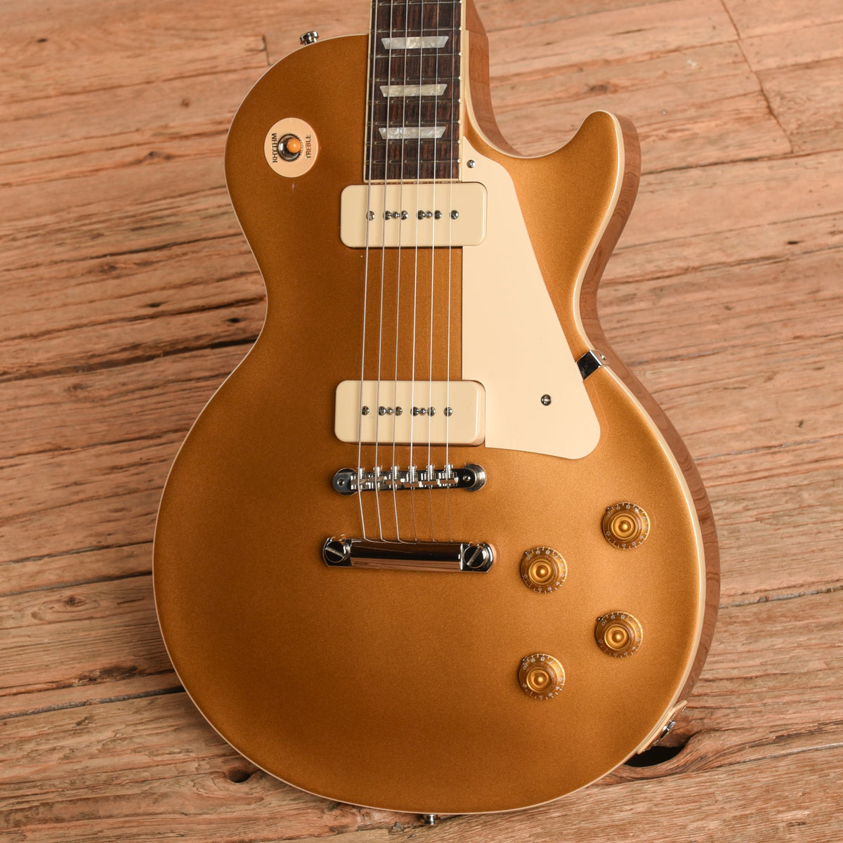 Gibson Les Paul Standard '50s P90 Goldtop 2024 - View 2 | MusicMarket