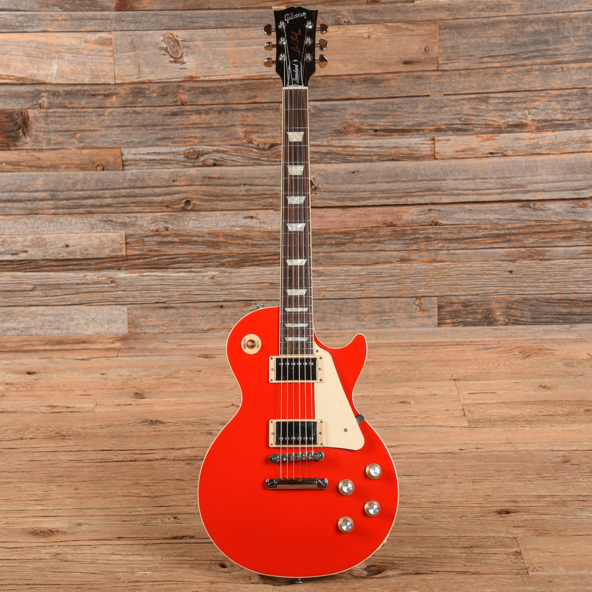 Gibson Les Paul Standard '60s Plaintop Cardinal Red 2022 - View 4 | MusicMarket