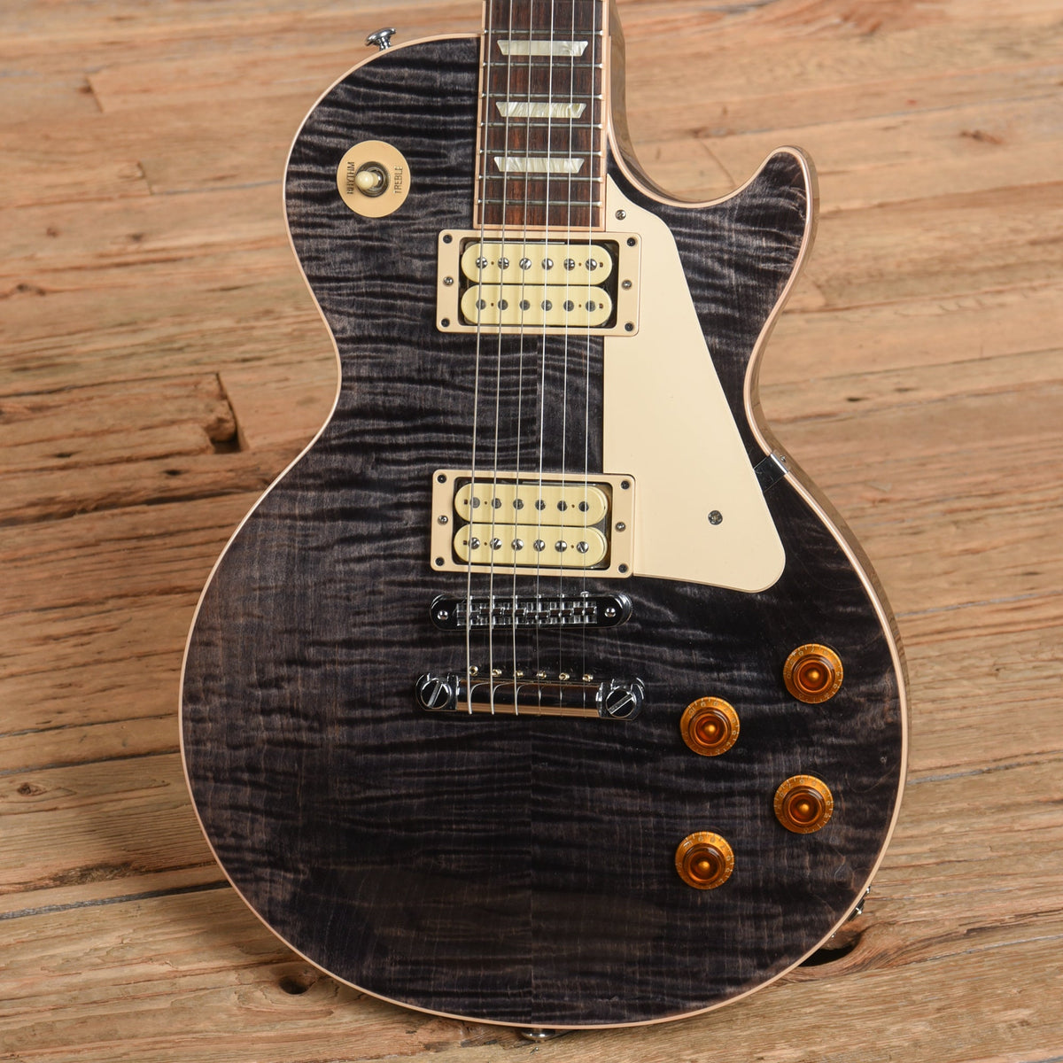 Gibson Les Paul Standard T Transparent Black 2016 - View 2 | MusicMarket