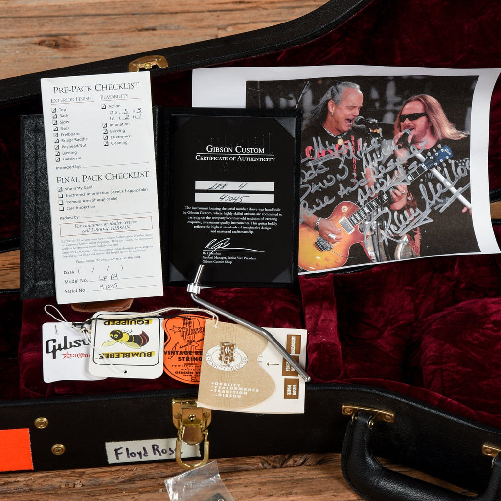Gibson Les Paul Sunburst (Previously owned by Rickey Medlocke) Sunburst 2008 - View 12 | MusicMarket