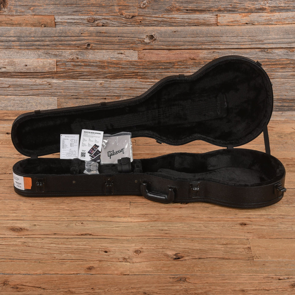 Gibson Les Paul Trad Pro V Purple Burst 2024 - View 9 | MusicMarket