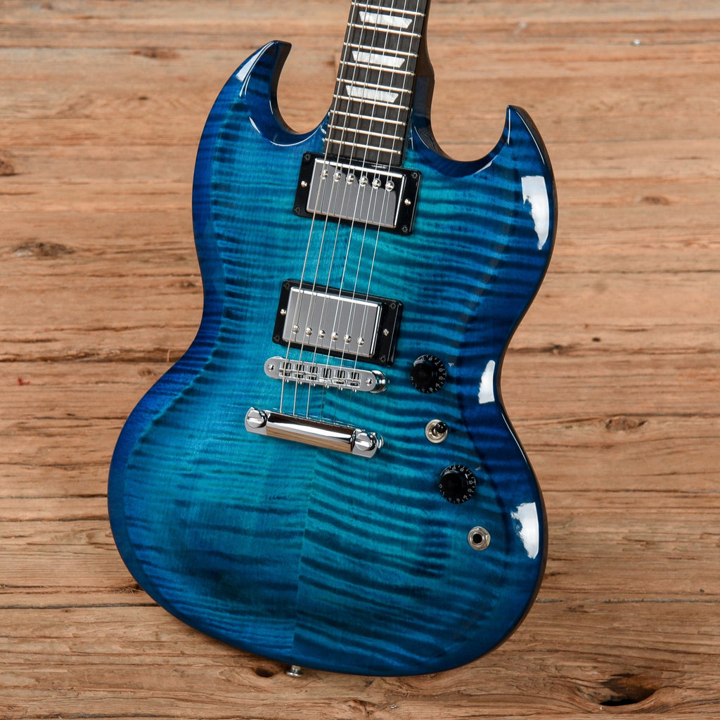 Gibson Limited Run 2009 SG CTOBCH1 #112 Blue 2009 - View 2 | MusicMarket