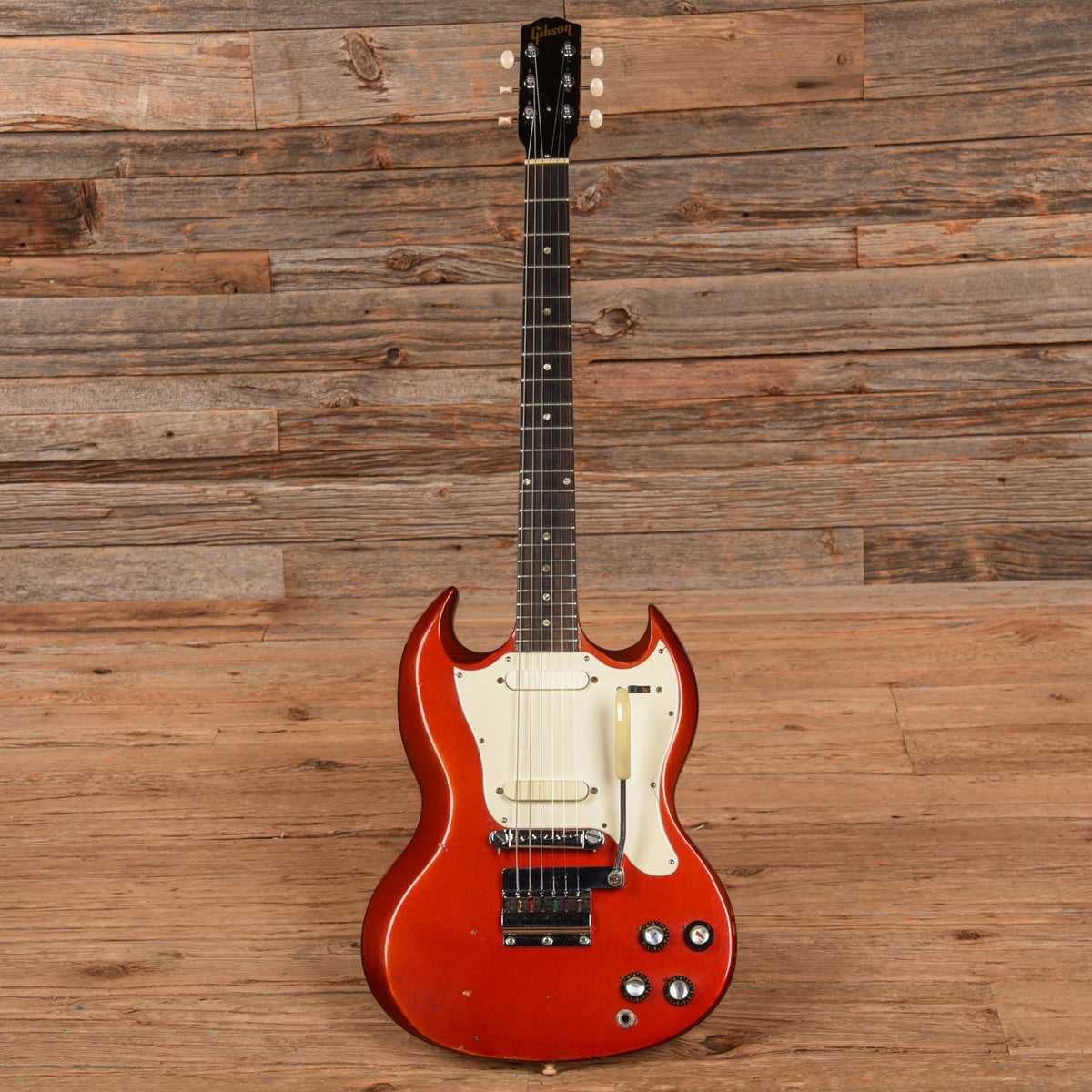 Gibson Melody Maker D Sparkling Burgundy 1968 - View 4 | MusicMarket