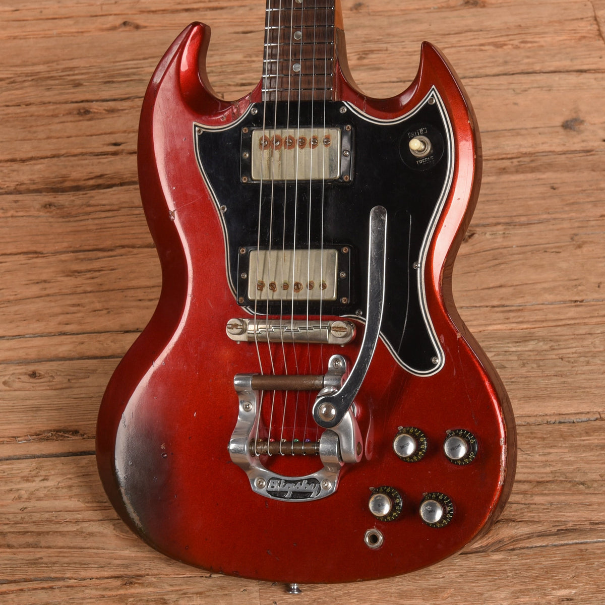 Gibson Melody Maker Sparkling Burgundy 1968 - View 2 | MusicMarket