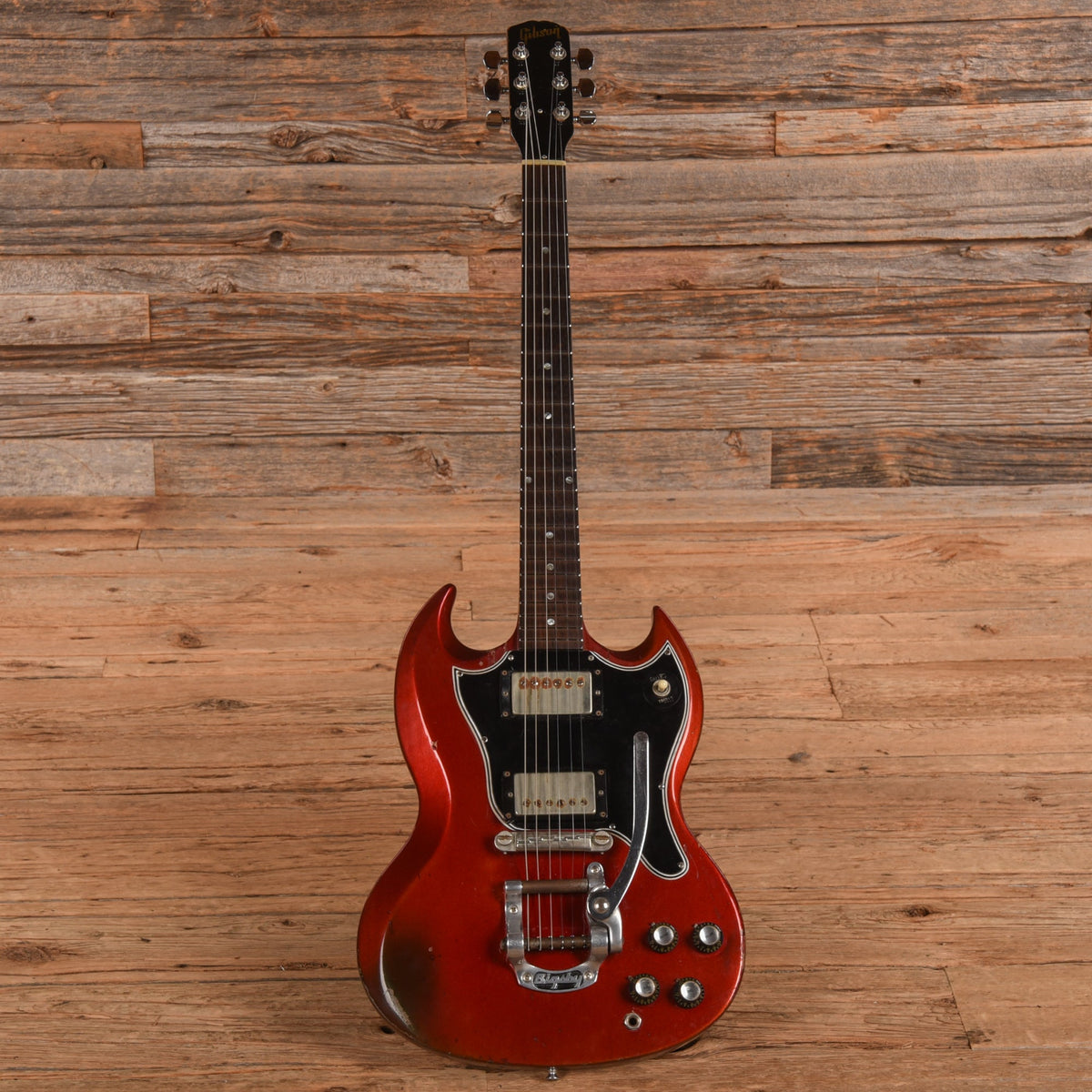 Gibson Melody Maker Sparkling Burgundy 1968 - View 4 | MusicMarket