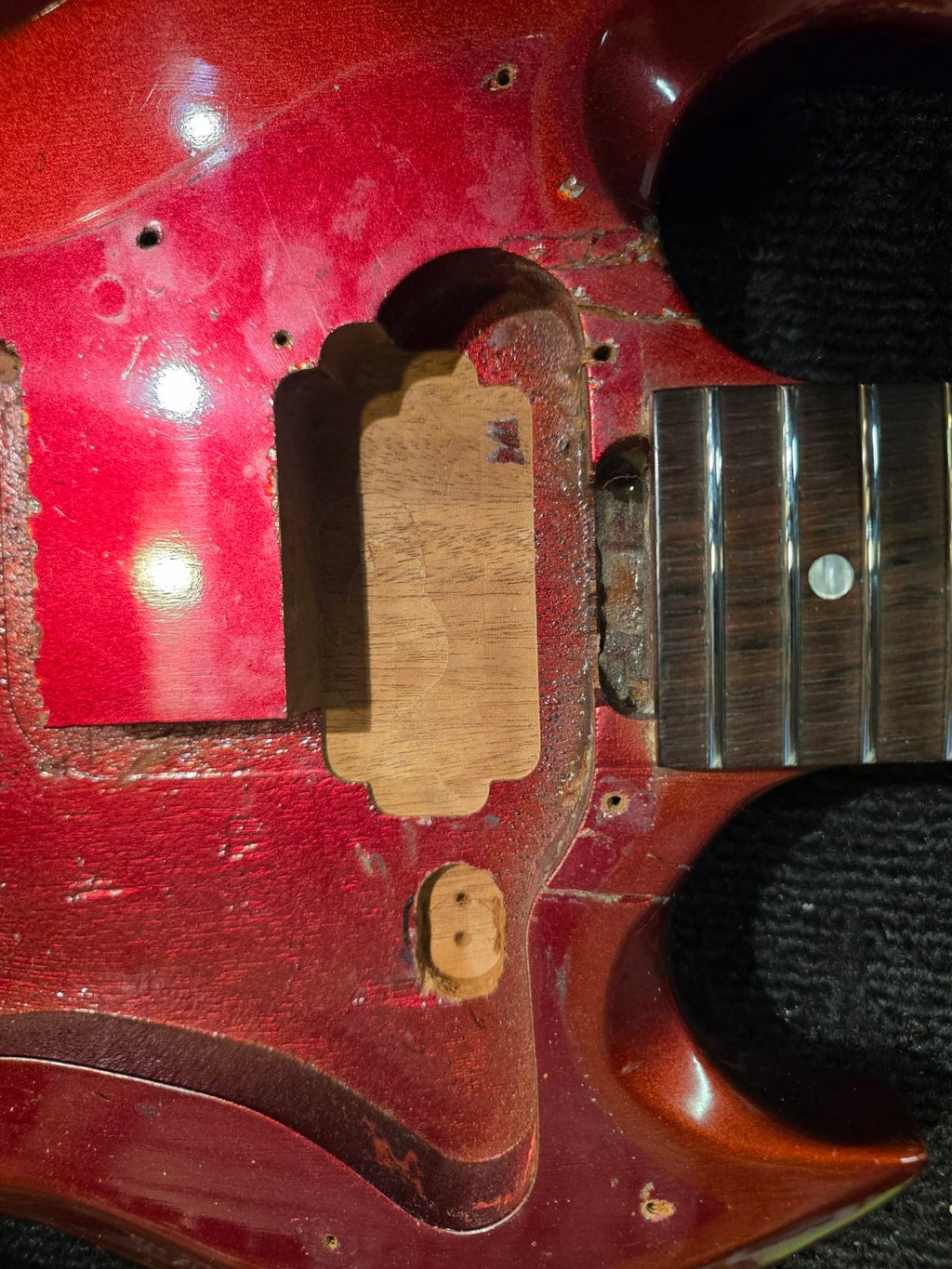 Gibson Melody Maker Sparkling Burgundy 1968 - View 9 | MusicMarket