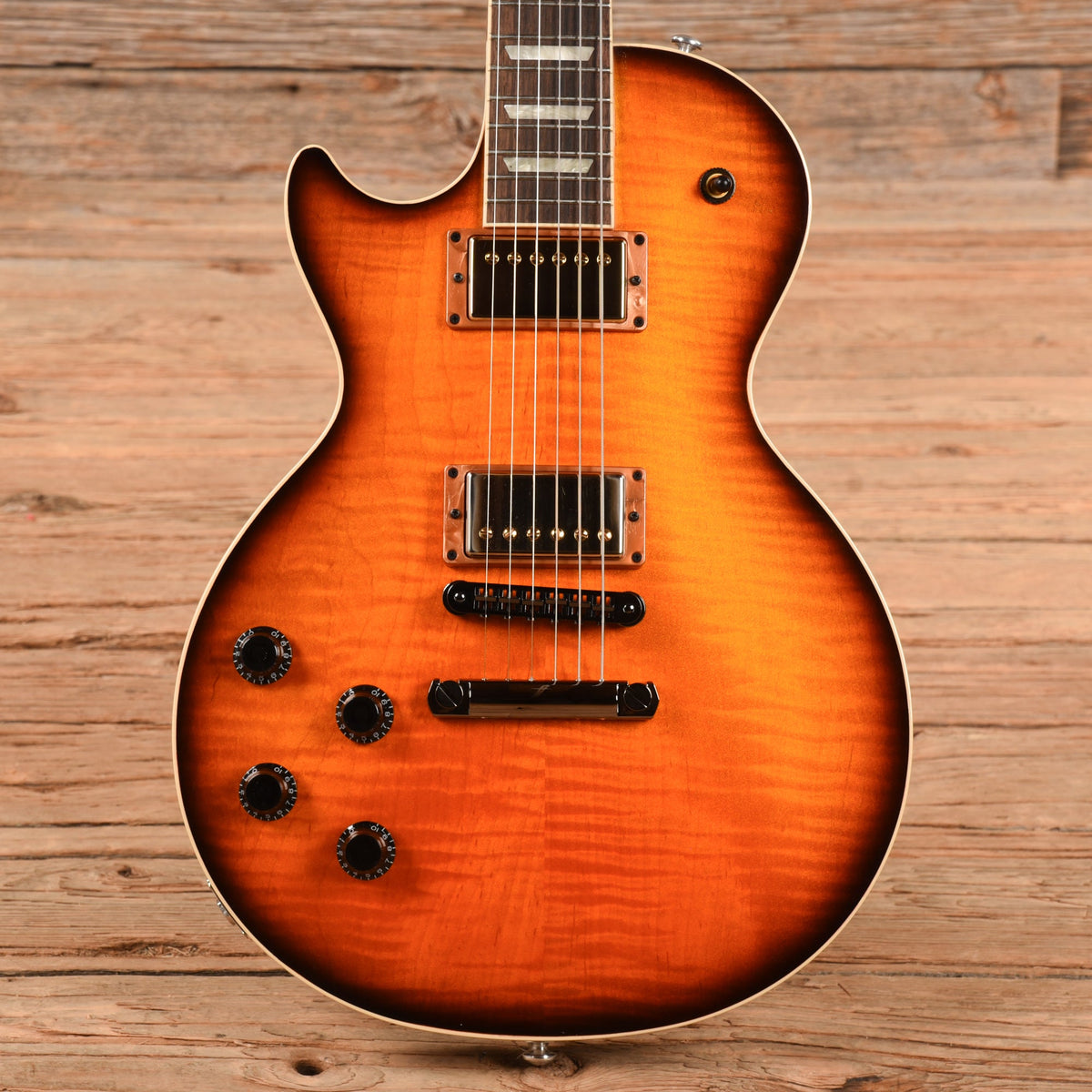 Gibson Mod Shop Les Paul Standard Orange Sparkle Burst 2022 LEFTY - MusicMarket