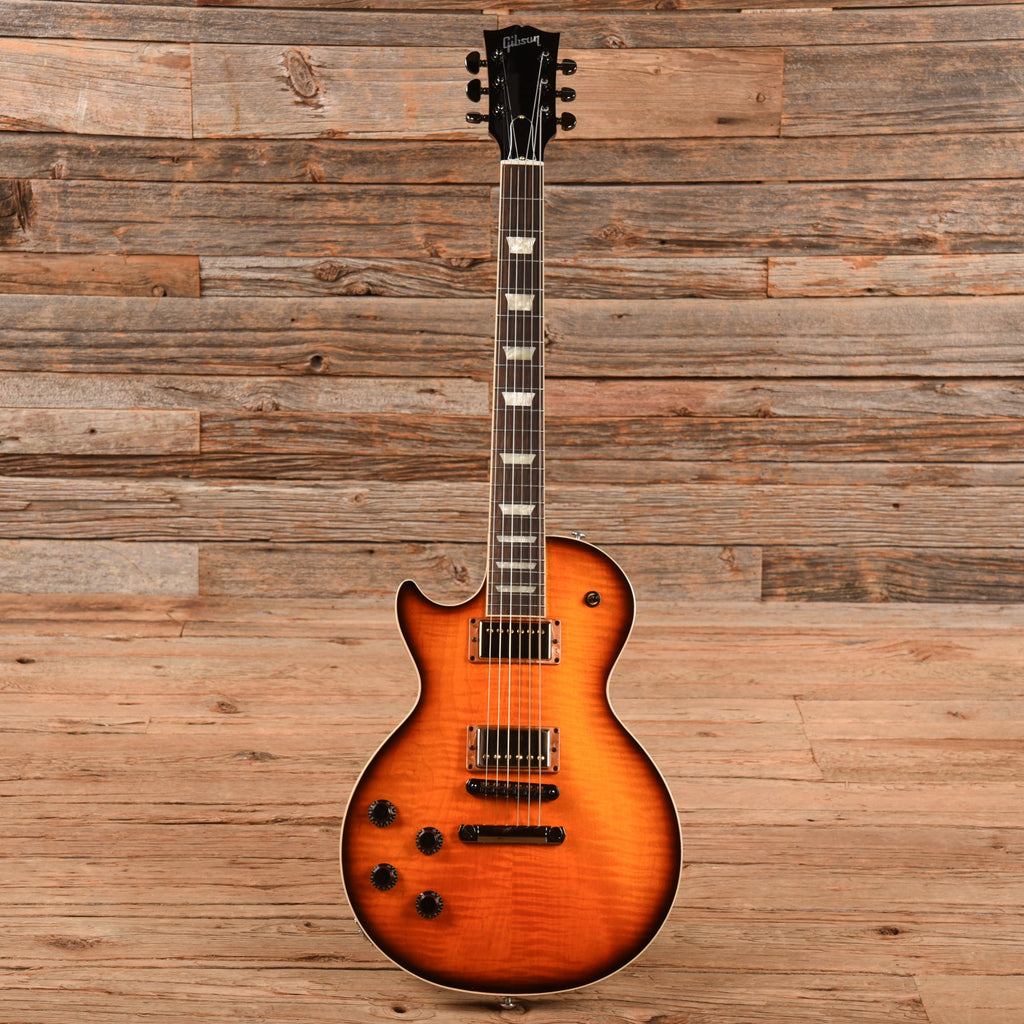 Gibson Mod Shop Les Paul Standard Orange Sparkle Burst 2022 LEFTY - View 4 | MusicMarket