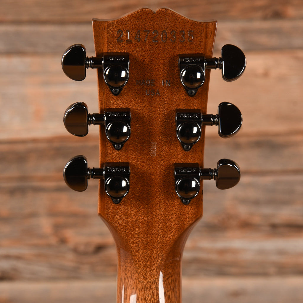 Gibson Mod Shop Les Paul Standard Orange Sparkle Burst 2022 LEFTY - View 7 | MusicMarket