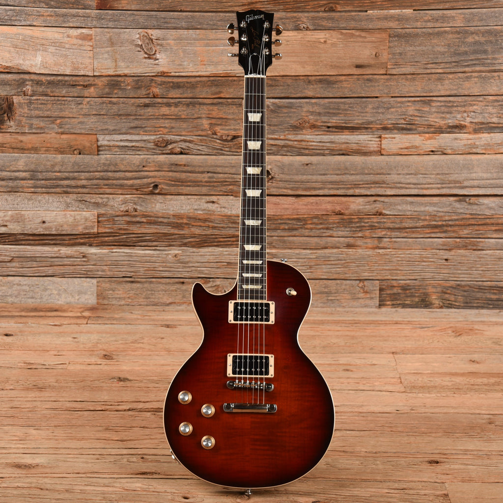 Gibson Mod Shop Les Paul Standard Rose Tinted Sunburst 2022 LEFTY - View 4 | MusicMarket
