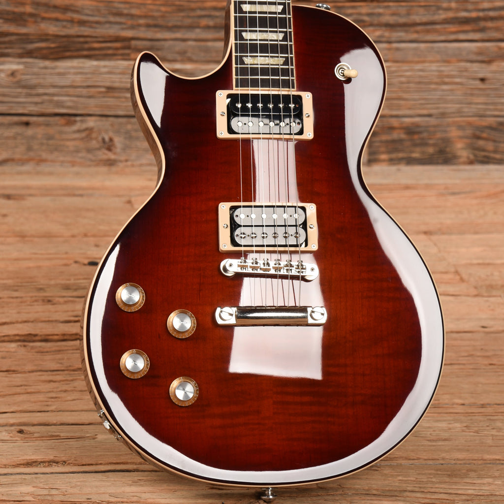 Gibson Mod Shop Les Paul Standard Rose Tinted Sunburst 2022 LEFTY - View 8 | MusicMarket