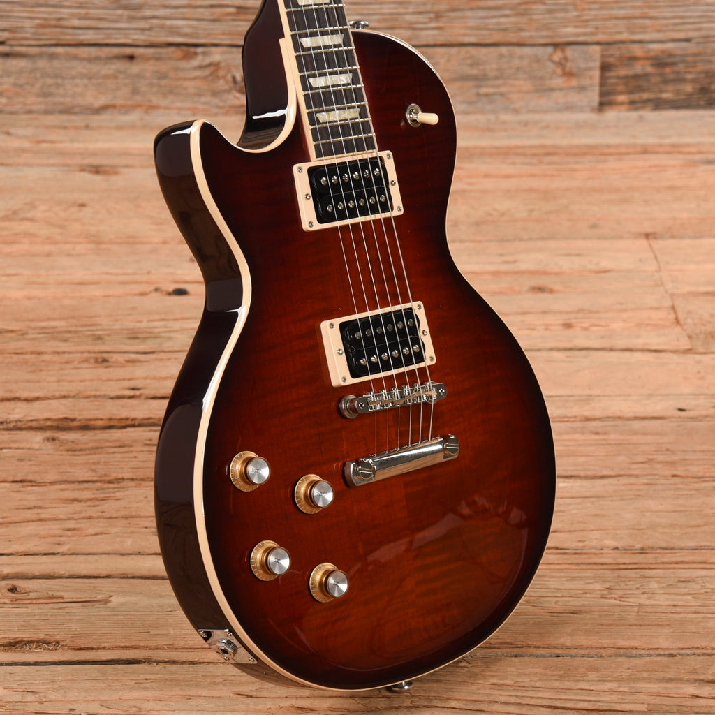 Gibson Mod Shop Les Paul Standard Rose Tinted Sunburst 2022 LEFTY - View 2 | MusicMarket