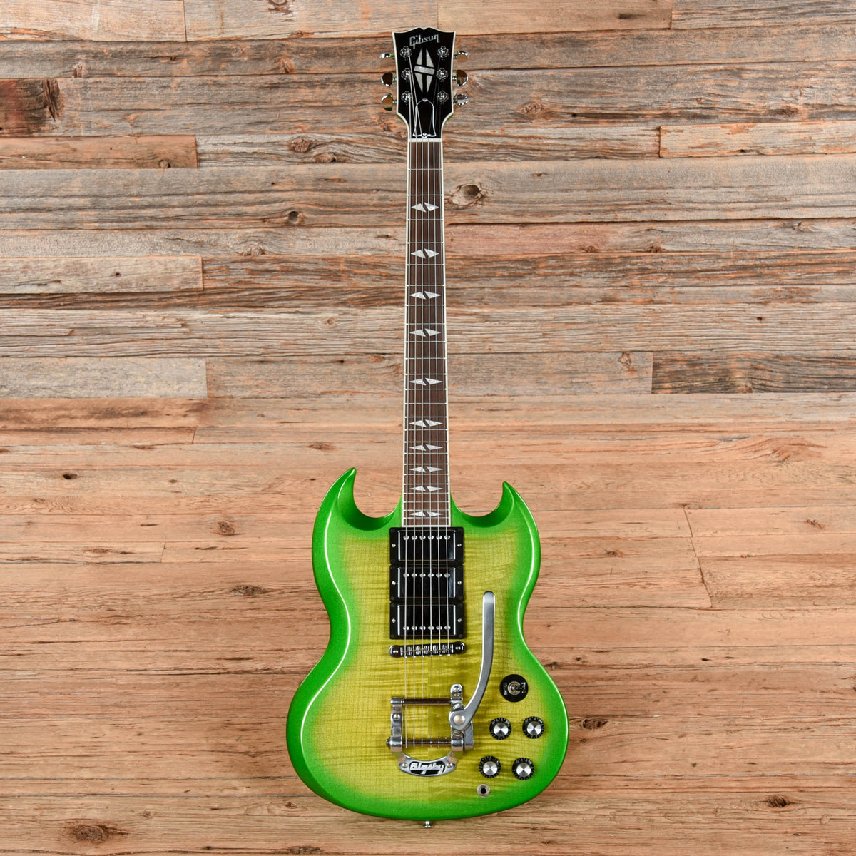Gibson Mod Shop SG Modern Iguana Burst 2013 - View 4 | MusicMarket