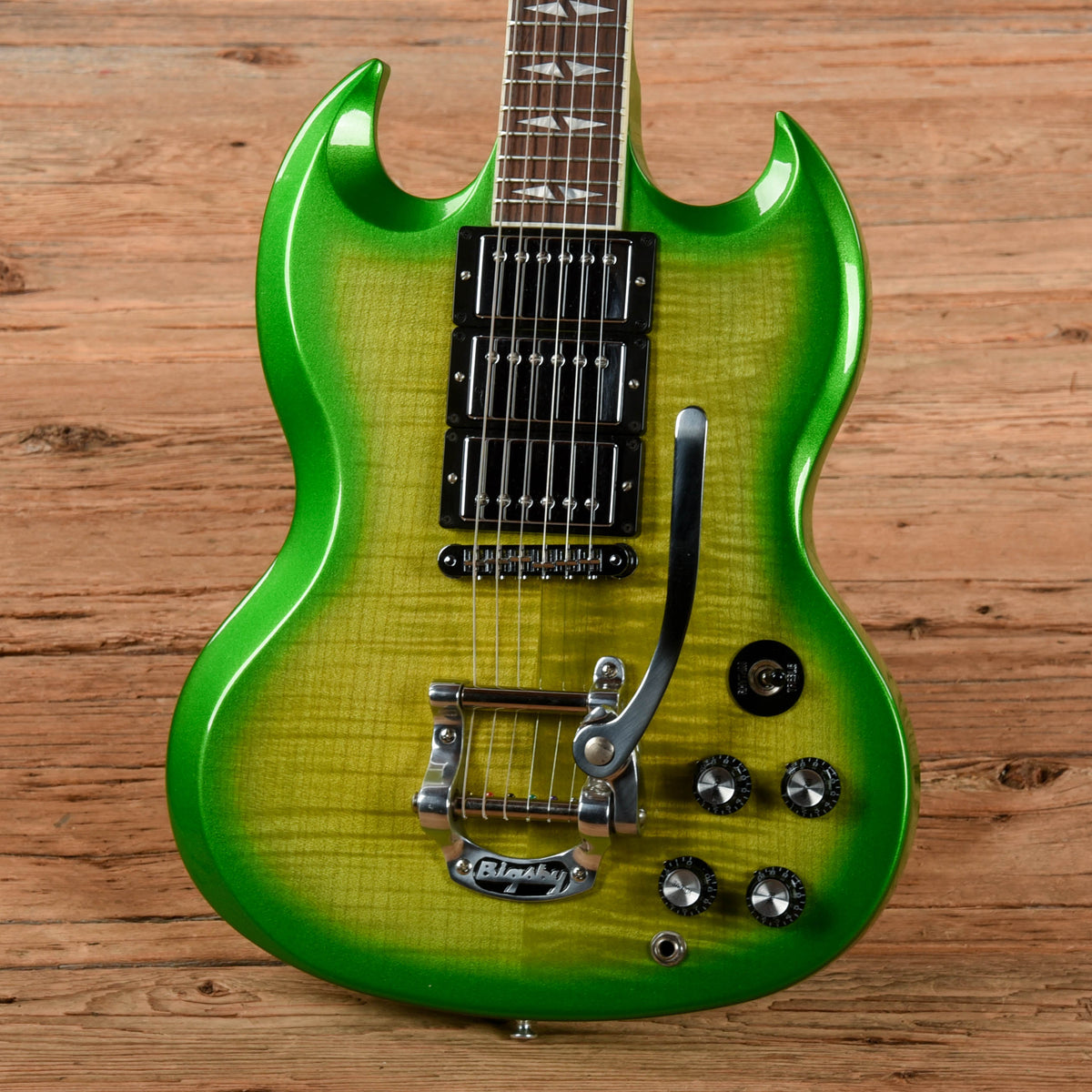 Gibson Mod Shop SG Modern Iguana Burst 2013 - View 2 | MusicMarket