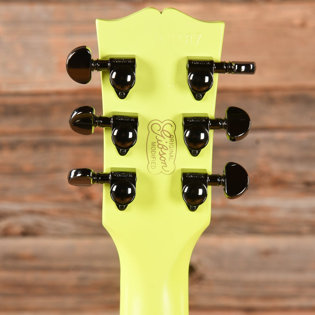 Gibson Mod Shop SG Standard Uranium Yellow 2021 LEFTY - View 7 | MusicMarket