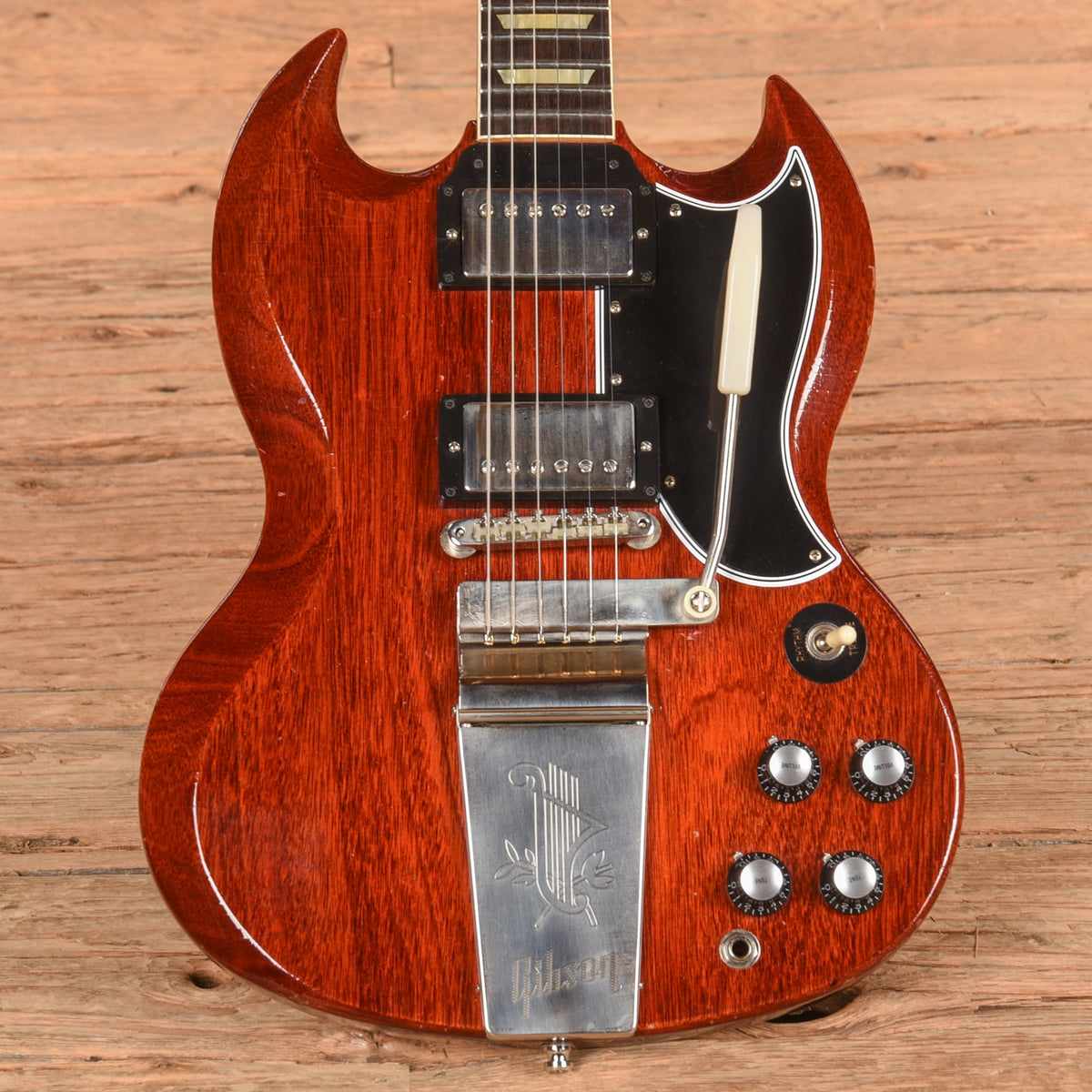 Gibson Murphy Lab '64 SG Standard Reissue Ultra Light Aged Cherry Red 2023 - MusicMarket