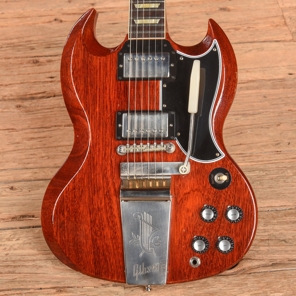 Gibson Murphy Lab '64 SG Standard Reissue Ultra Light Aged Cherry Red 2023 - View 2 | MusicMarket