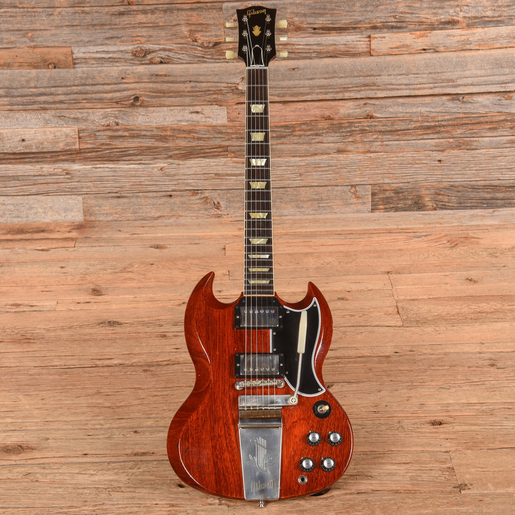 Gibson Murphy Lab '64 SG Standard Reissue Ultra Light Aged Cherry Red 2023 - View 4 | MusicMarket