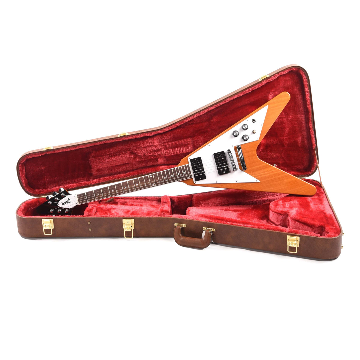 Gibson Original '70s Flying V Antique Natural - View 8 | MusicMarket