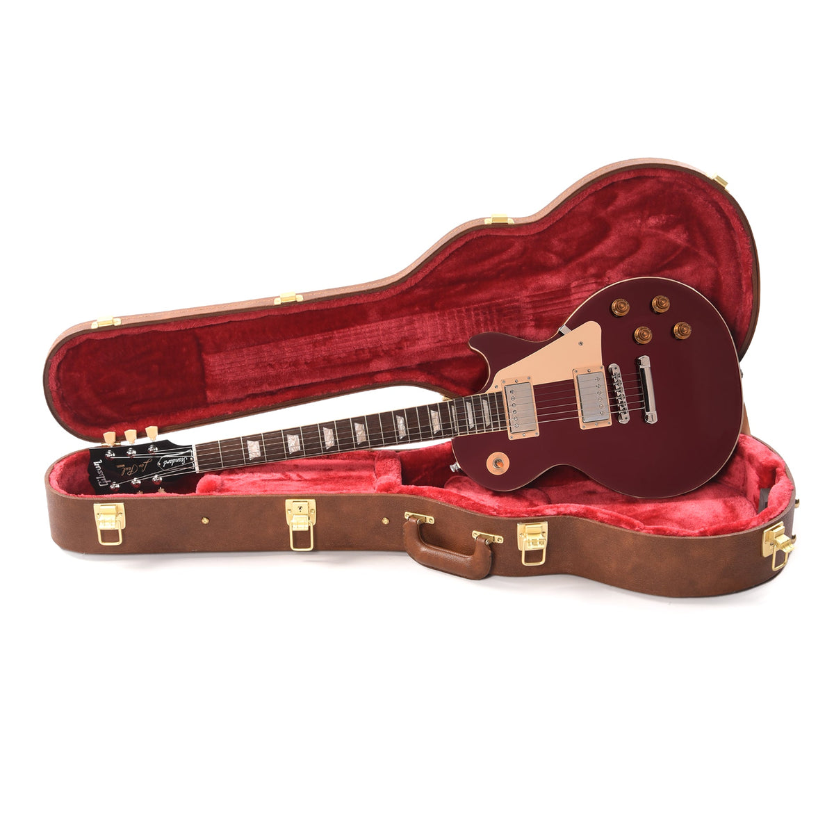 Gibson Original Les Paul Standard '50s Plain Top Sparkling Burgundy Top Sparkling - View 9 | MusicMarket