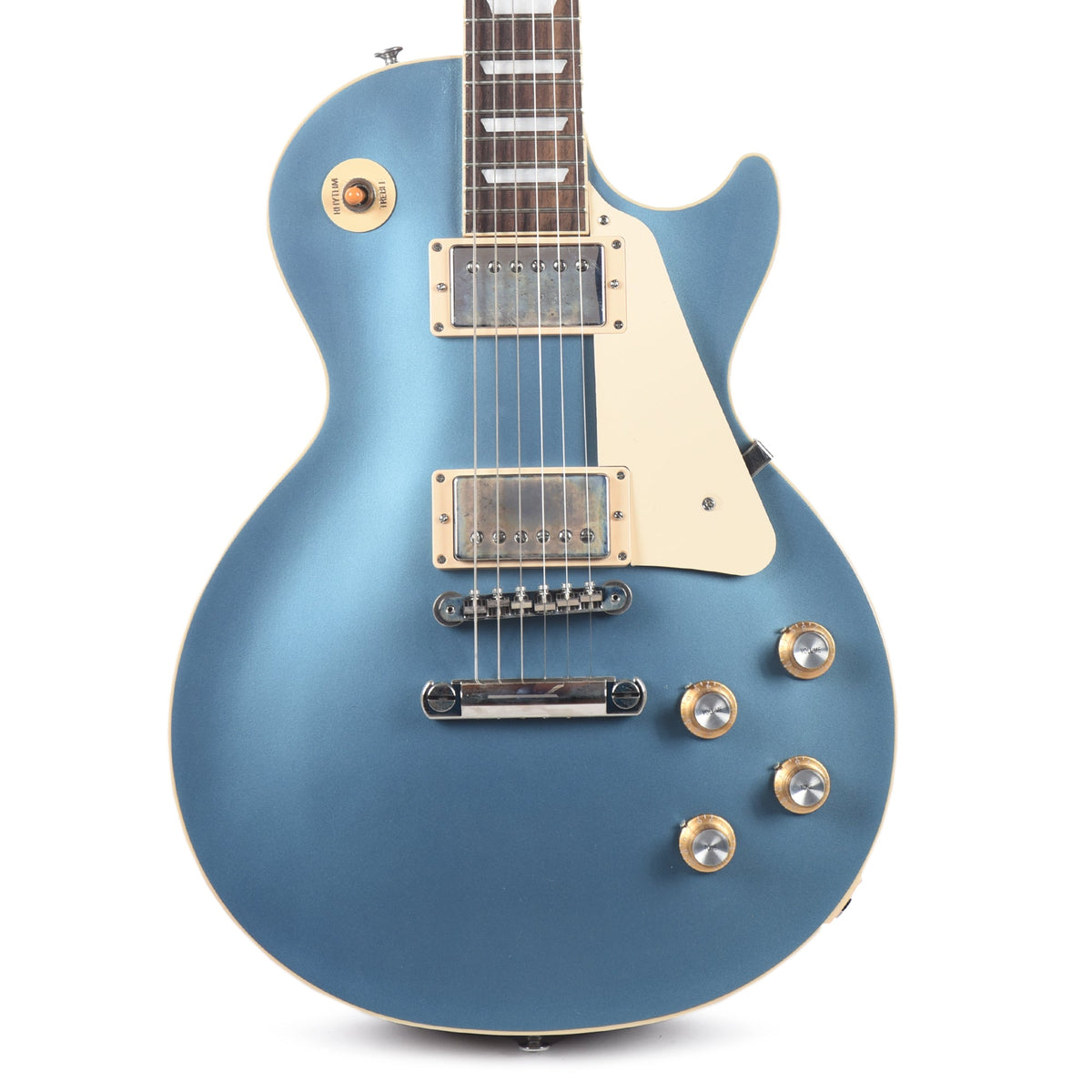 Gibson Original Les Paul Standard '60s Plain Top Pelham Blue Top - View 2 | MusicMarket