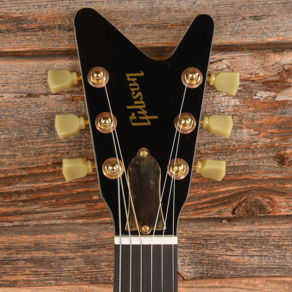 Gibson Reverse Flying V White - Dave Amato of REO Speedwagon - View 6 | MusicMarket