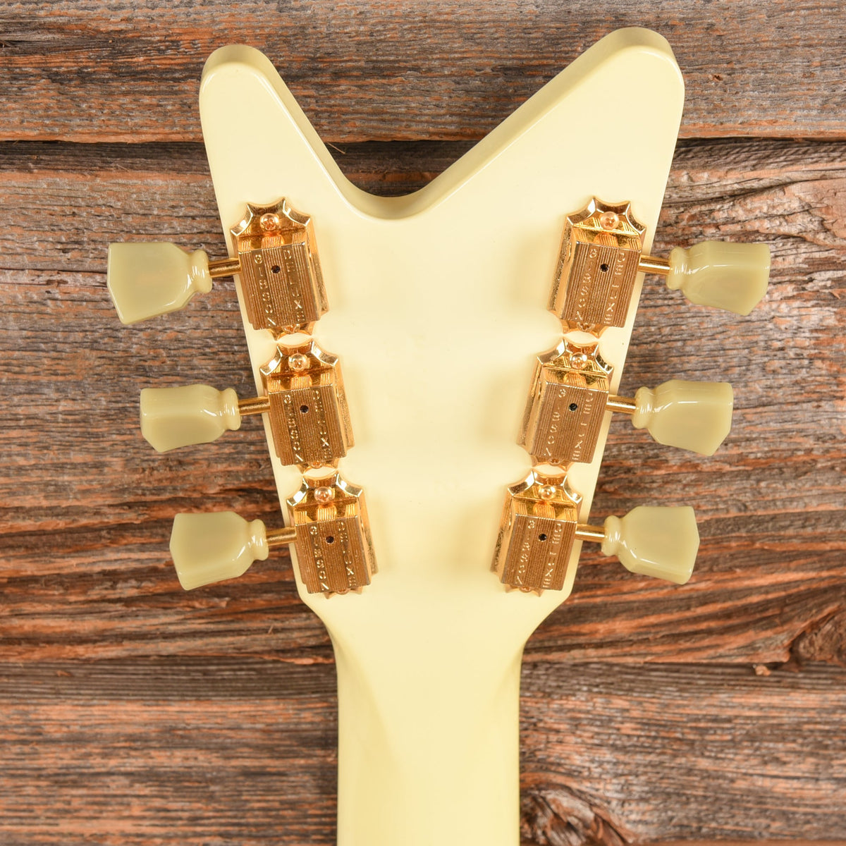 Gibson Reverse Flying V White - Dave Amato of REO Speedwagon - View 7 | MusicMarket