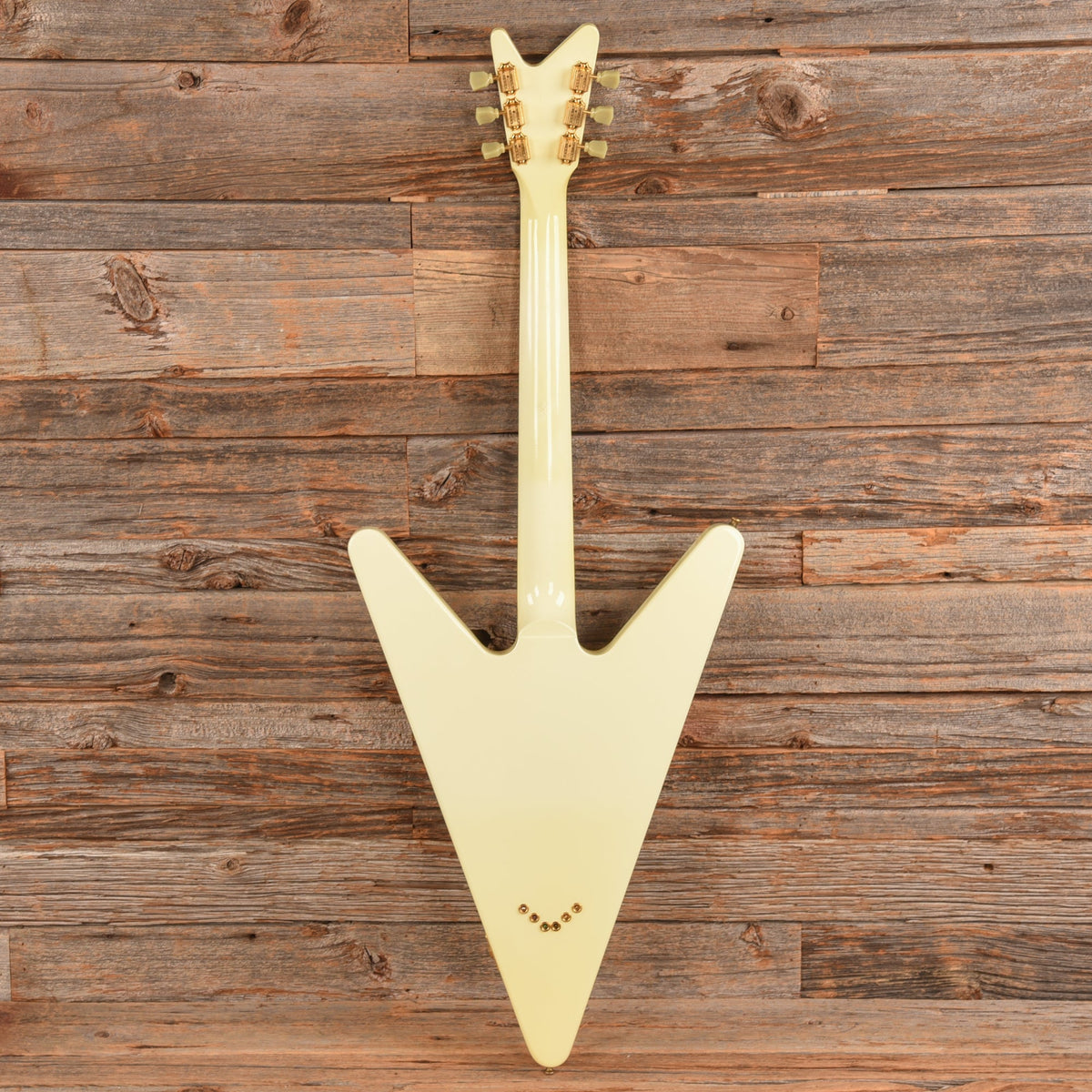 Gibson Reverse Flying V White - Dave Amato of REO Speedwagon - View 5 | MusicMarket