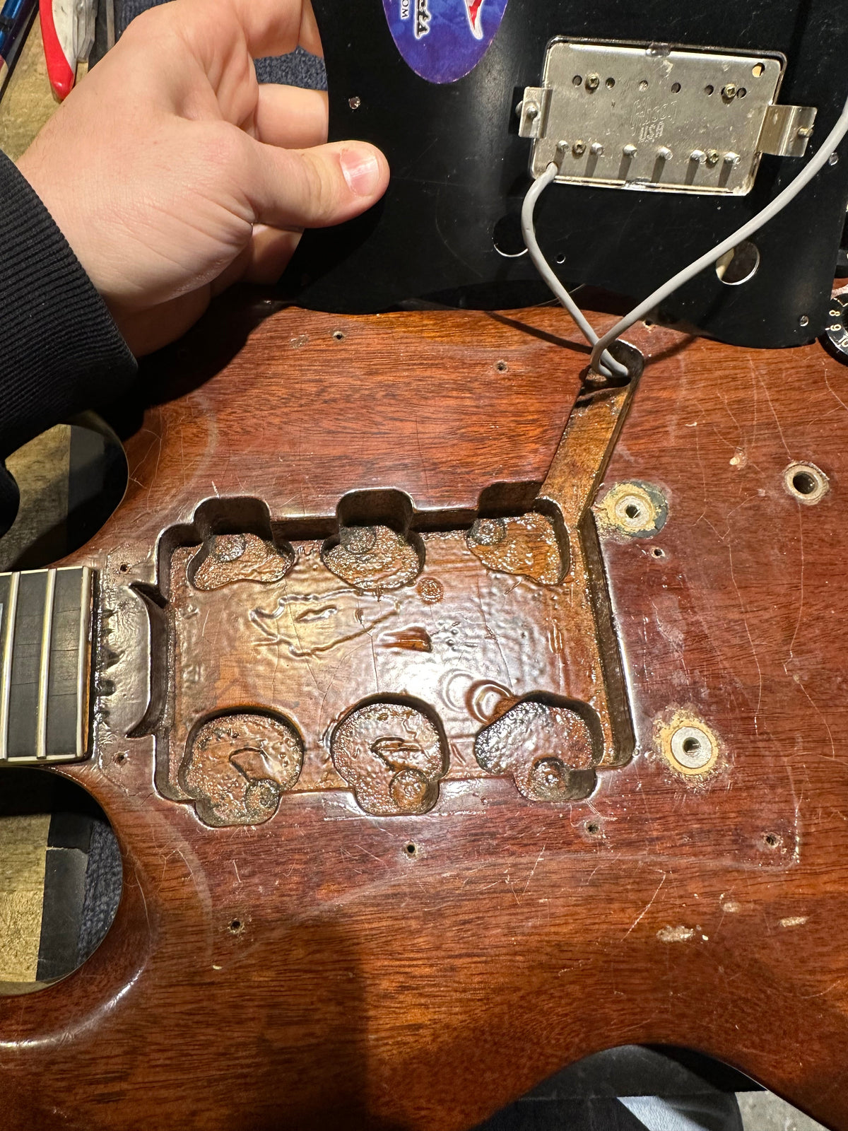 Gibson SG Custom Brown 1969 - View 18 | MusicMarket