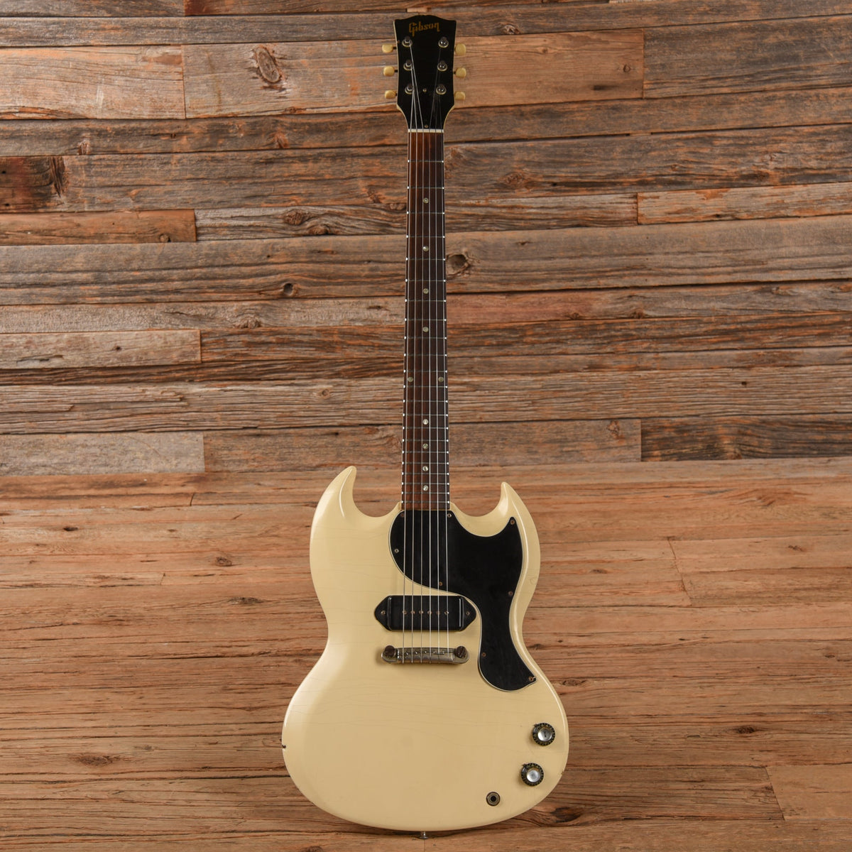 Gibson SG Junior Polaris White 1965 - View 4 | MusicMarket