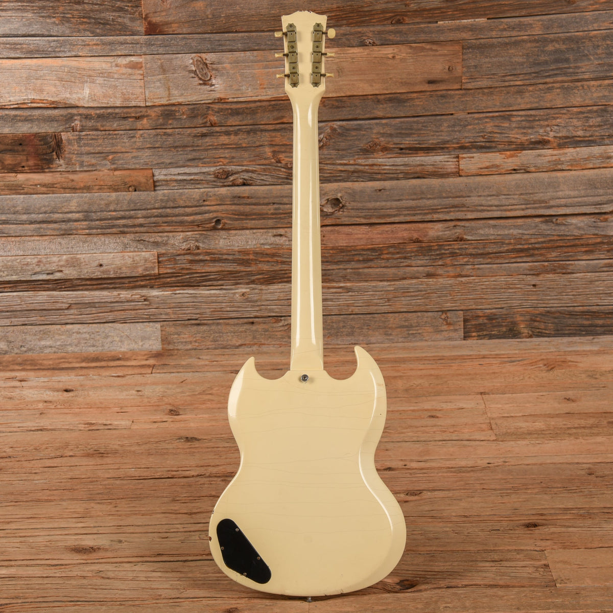 Gibson SG Junior Polaris White 1965 - View 5 | MusicMarket